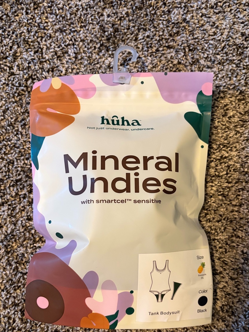 Huha Mineral Bodysuit 2XL Black
